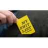 My Sh*t List by Diamond Jim Tyler wwww.magiedirecte.com