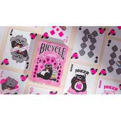 Bicycle Cat (Pink) - US Playing Card Co. wwww.magiedirecte.com