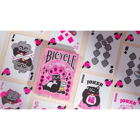 Bicycle Cat (Pink) - US Playing Card Co. wwww.magiedirecte.com