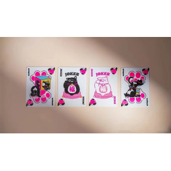 Bicycle Cat (Pink) Playing Cards by US Playing Card Co. wwww.magiedirecte.com