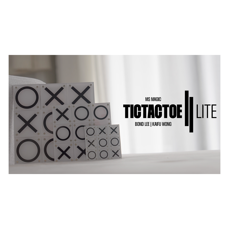 Tic Tac Toe Lite (Small) by Bond Lee and Kai-Fu Wang wwww.magiedirecte.com