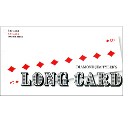 Long Card (Double-Sided) by Diamond Jim Tyler wwww.magiedirecte.com