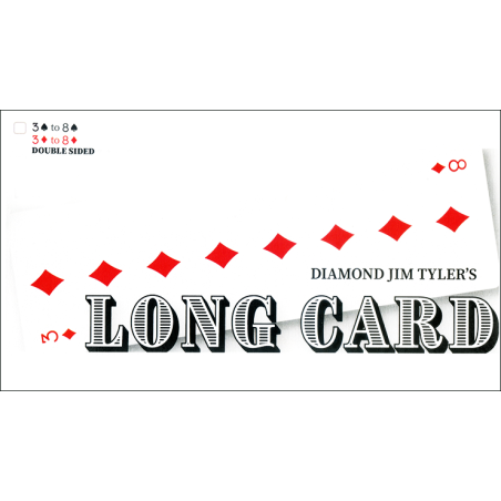 Long Card (Double-Sided) - Diamond Jim Tyler wwww.magiedirecte.com