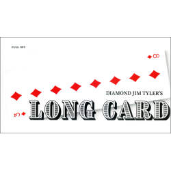 Long Card (Set) by Diamond Jim Tyler wwww.magiedirecte.com