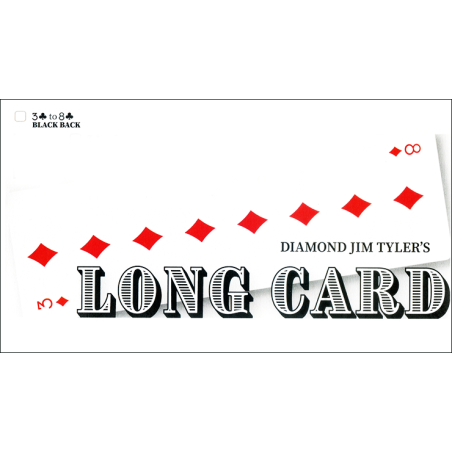 Long Card (Black) by Diamond Jim Tyler wwww.magiedirecte.com