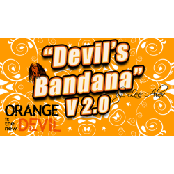 Devil's Bandana V2 (Orange) by Lee Alex wwww.magiedirecte.com