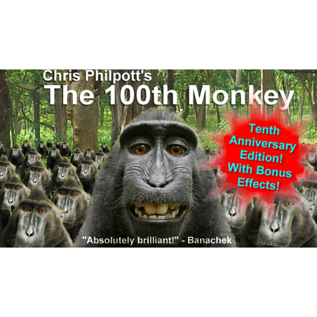 10th Anniversary 100th Monkey by Chris Philpott wwww.magiedirecte.com