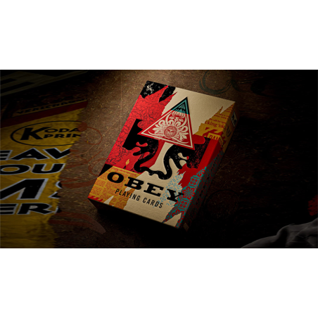 Obey Collage Edition Playing Cards by theory11 wwww.magiedirecte.com