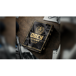 Obey Gold Edition Playing Cards by theory11 wwww.magiedirecte.com