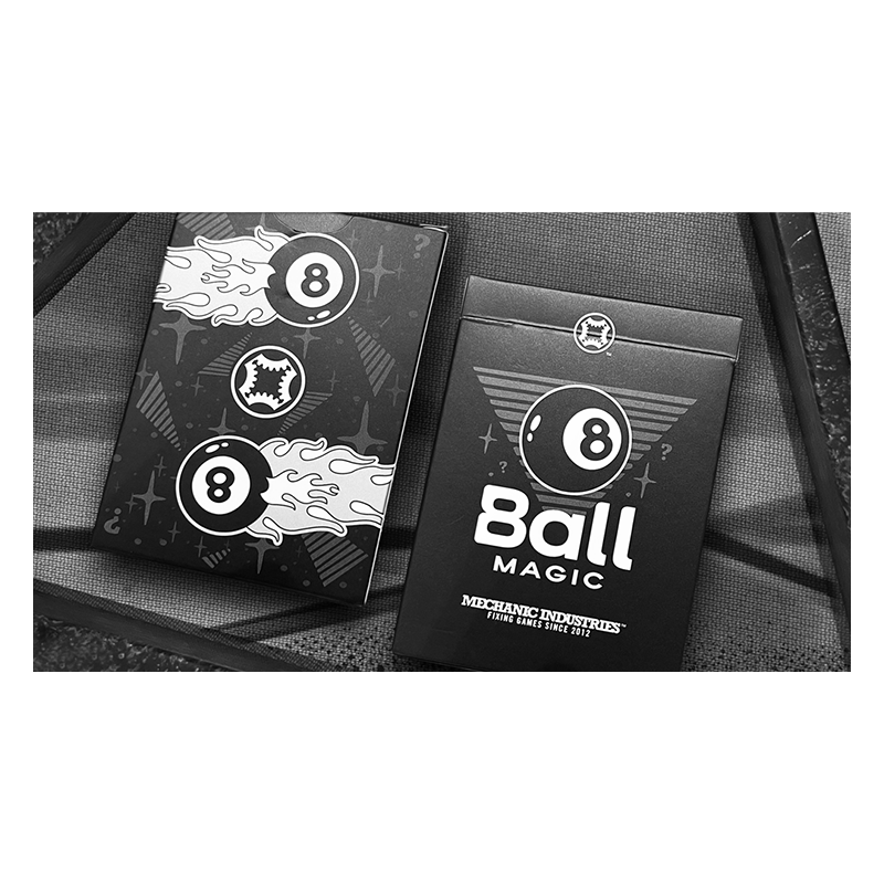 8 Ball Magic Playing Cards - Mechanics Industries wwww.magiedirecte.com