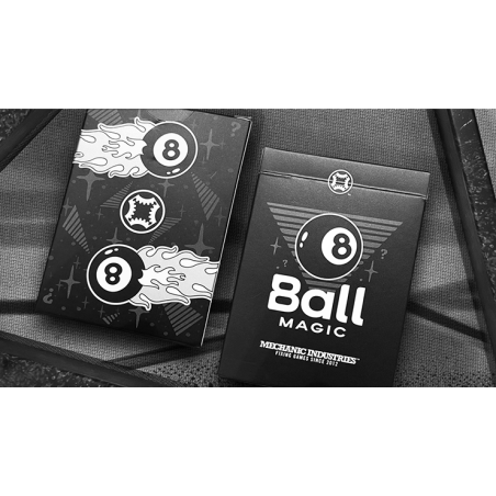 8 Ball Magic Playing Cards - Mechanics Industries wwww.magiedirecte.com