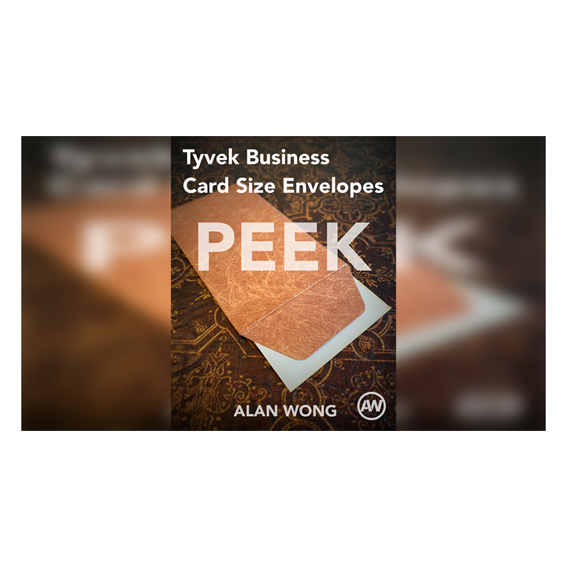 Tyvek Business Card Size Peek Envelopes (10 pk.) - Alan Wong wwww.magiedirecte.com