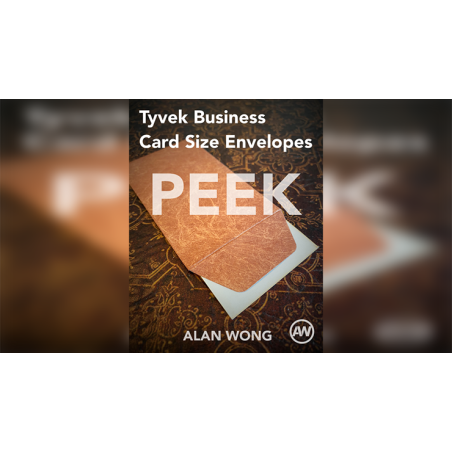 Tyvek Business Card Size Peek Envelopes (10 pk.) by Alan Wong wwww.magiedirecte.com