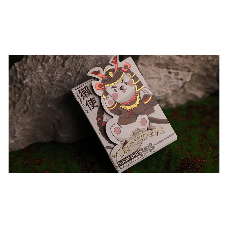 Samurai Otter Playing Cards - Bushido Edition (Scarlet) Playing Cards wwww.magiedirecte.com