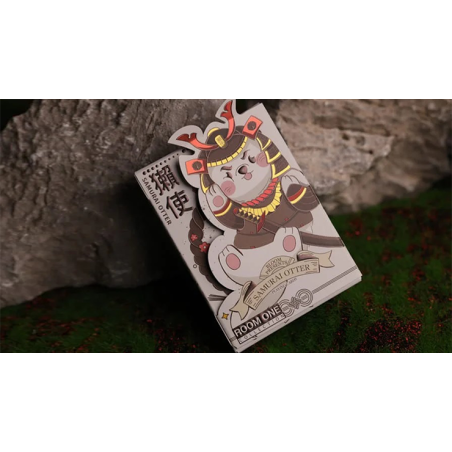 Samurai Otter Playing Cards - Bushido Edition (Scarlet) Playing Cards wwww.magiedirecte.com