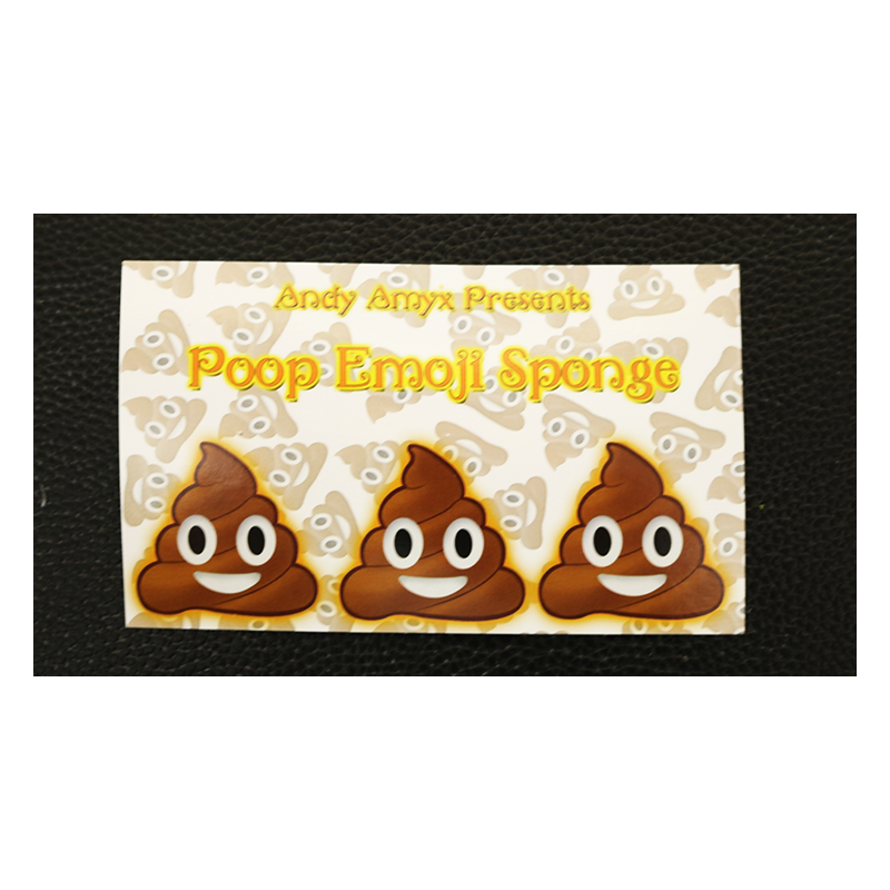 Sponge Emoji POO (4PK.) - Andy Amyx wwww.magiedirecte.com