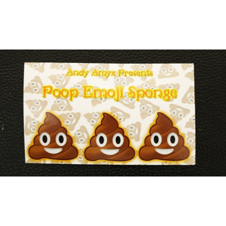 Sponge Emoji POO (4PK.) - Andy Amyx wwww.magiedirecte.com