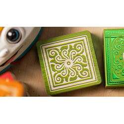 Alphabet Blocks (Green) Playing Cards by Kings Wild Project wwww.magiedirecte.com