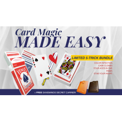 Card Magic Made Easy: Limited 5 - Trick Bundle (Black) by SansMinds wwww.magiedirecte.com