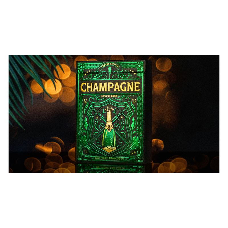 Champagne Playing Cards by Riffle Shuffle wwww.magiedirecte.com