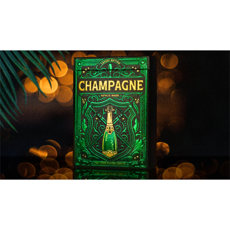 Champagne Playing Cards by Riffle Shuffle wwww.magiedirecte.com