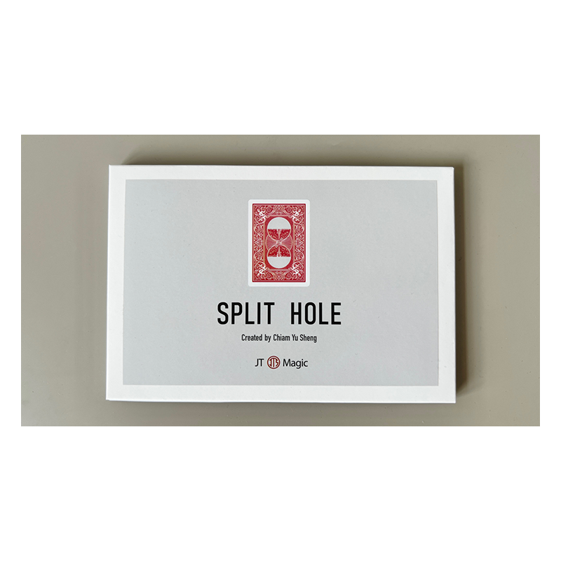 Split Hole (Red) by Chiam Yu Sheng and JT Magic wwww.magiedirecte.com