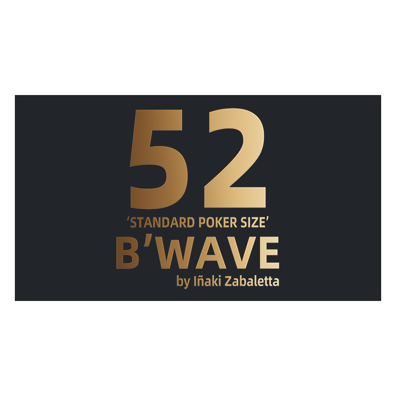 52 B'Wave (Poker Size) by IÃ±aki Zabaletta wwww.magiedirecte.com