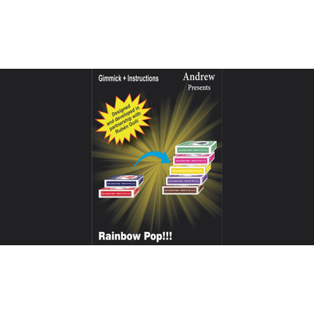 RAINBOW POP (Gimmicks and Online Instructions) by Andrew Magic - Trick wwww.magiedirecte.com