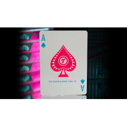 FULTONS Arcade TRON Edition Pink and Blue Foil Playing Cards wwww.magiedirecte.com