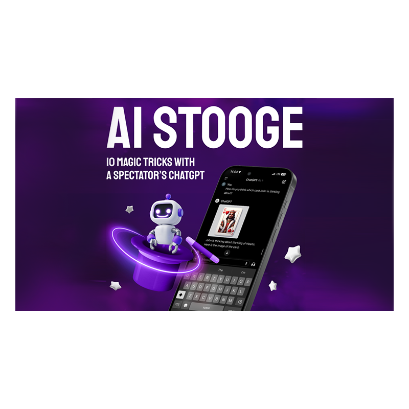 AI STOOGE by Pavel Bach wwww.magiedirecte.com