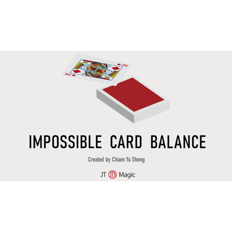 Impossible Card Balance (Red) - Chiam Yu Sheng and JT wwww.magiedirecte.com