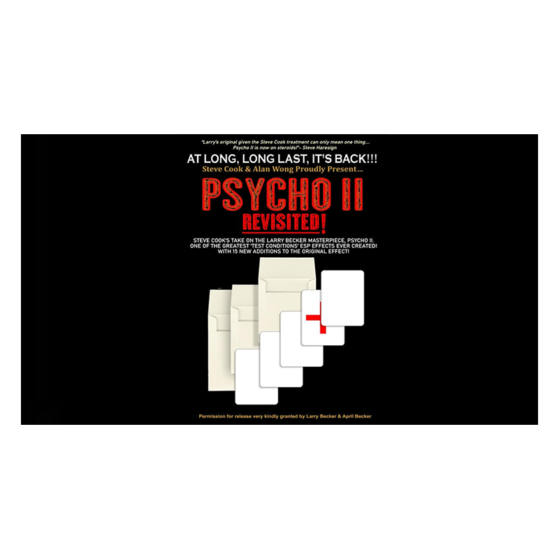 Larry Becker's Psycho II 2.0 - Steve Cook and Alan Wong wwww.magiedirecte.com