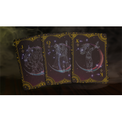 Warriors of the Stars:  Zodiac Playing Cards (Morning Sun) - Blue Moon Co. wwww.magiedirecte.com