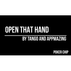 Open That Hand (Poker Chip) - Tango Magic(PK006) wwww.magiedirecte.com