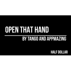 Open That Hand (Half Dollar) - Tango Magic(D0210) wwww.magiedirecte.com