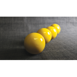 Wooden Billiard Balls (1.75" Yellow) by Classic Collections - Trick wwww.magiedirecte.com