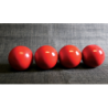Wooden Billiard Balls (2" Red) by Classic Collections - Trick wwww.magiedirecte.com