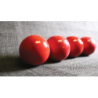 Wooden Billiard Balls (2" Red) by Classic Collections - Trick wwww.magiedirecte.com