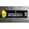 Wooden Billiard Balls (2" Yellow) by Classic Collections - Trick wwww.magiedirecte.com