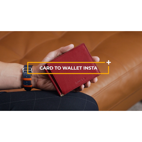 Modern Card to Wallet Insta (Red) - Quiver wwww.magiedirecte.com
