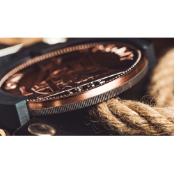 L Holder (Double Jumbo Coins 2.7"-3.2") - Long Long & Bacon Magic wwww.magiedirecte.com