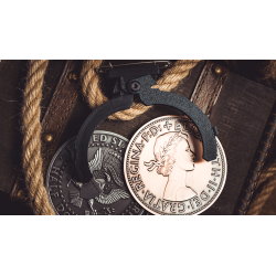 L Holder (Double Jumbo Coins 2.7"-3.2") - Long Long & Bacon Magic wwww.magiedirecte.com