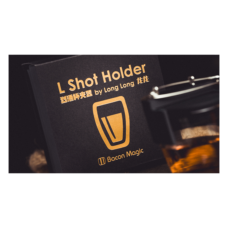 L Holder (Shot Glass) by Long Long & Bacon Magic wwww.magiedirecte.com