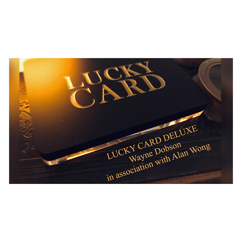 Lucky Card Deluxe by Wayne Dobson & Alan Wong - Trick wwww.magiedirecte.com