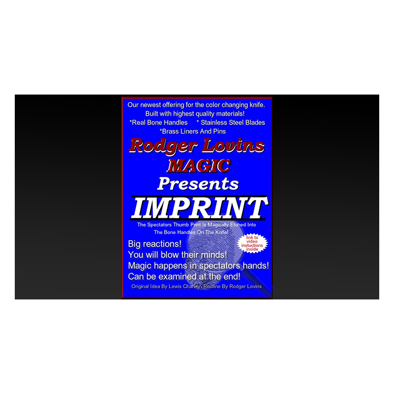 Imprint - Rodger Lovins wwww.magiedirecte.com