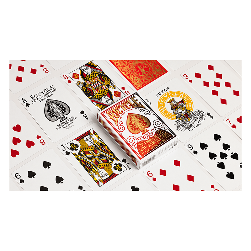 Bicycle 140th Anniversary Playing Cards by US Playing Card Bicycle 140th Anniversary Playing Cards by US Playing Card