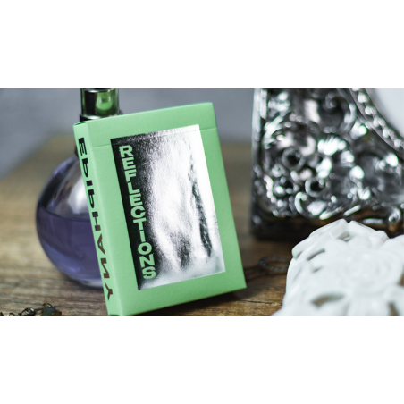 Reflections Epiphany (Green) Playing Cards by Emily Sleights wwww.magiedirecte.com