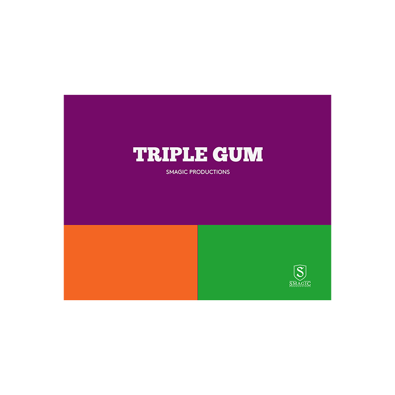 TRIPLE GUM by Smagic Productions - Trick wwww.magiedirecte.com