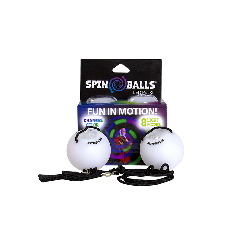 Spinballs LED Glow Poi (Color Changing) by Fun in Motion - Trick wwww.magiedirecte.com