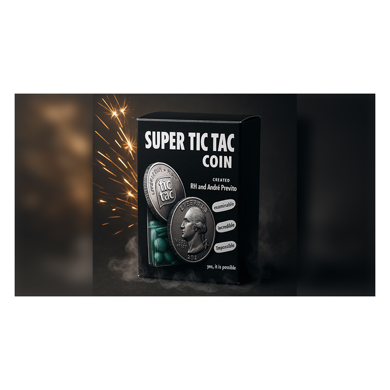 Super Tic Tac Coin - Andra Previato and RH wwww.magiedirecte.com